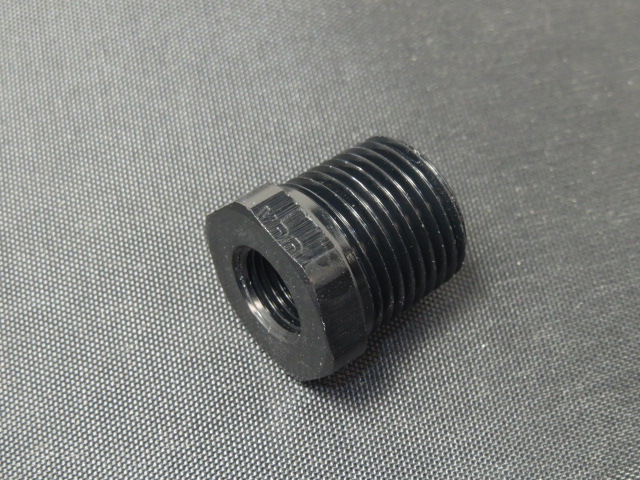 (image for) BUSHING REDUCER 1/2 MALE TO 3/8 FEMALE NPT BLACK